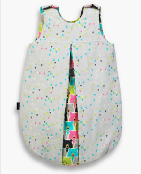 La Millou Art. 84083 Sleeping Bag S Grey Diamonds&Polar Bears
