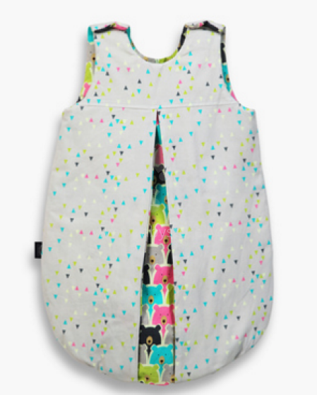 La Millou Art. 84097 Sleeping Bag M Grey Diamonds&Polar Bears