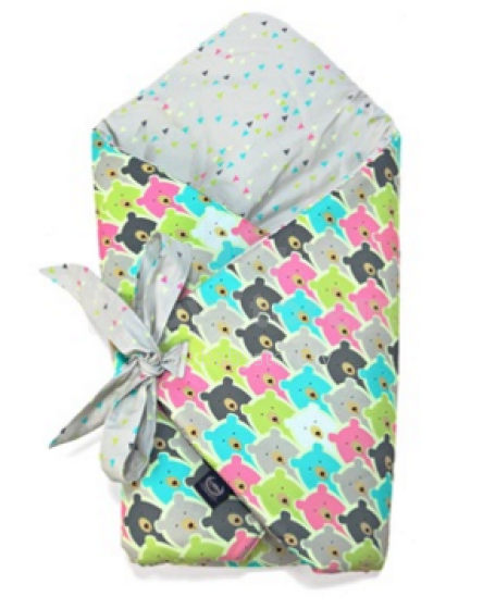 La Millou Art. 84141 Baby Horn Polar Bears&Grey Diamonds