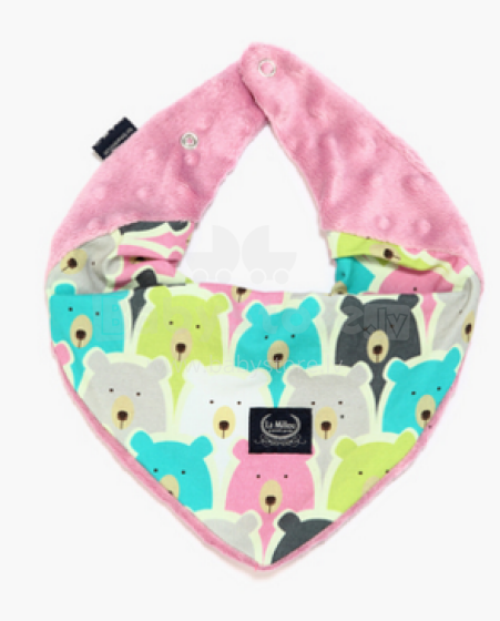 La Millou Art. 84185 Warm Neck Polar Bears&Dusty Rose