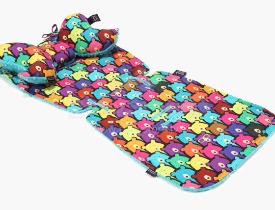 La Millou Art. 84237 Stroller Pad Jelly Bears&Teal