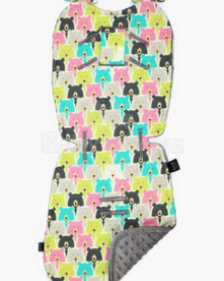 La Millou Art. 84238 Stroller Pad Polar Bears&Grey