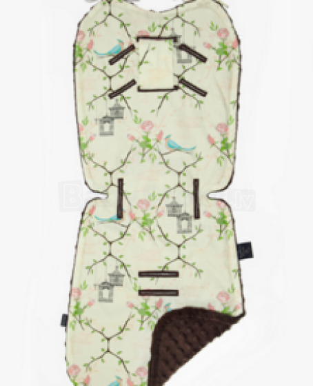 La Millou By Magdalena Rozczka Art. 84257 Stroller Pad Maggie Rose Vanilla&Chocolate