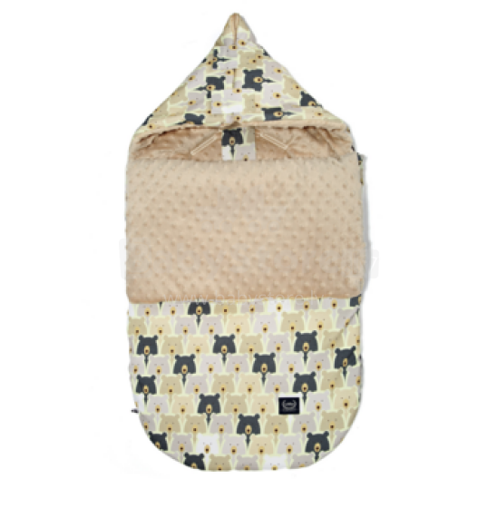 La Millou Art. 84275 Stroller Bag S Pure Bears&Latte