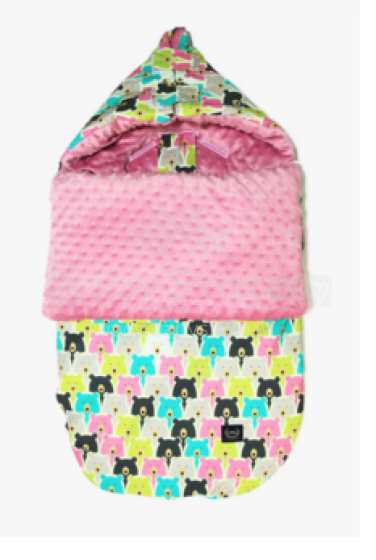La Millou Art. 84282 Stroller Bag M Polar Bears&Dusty Rose
