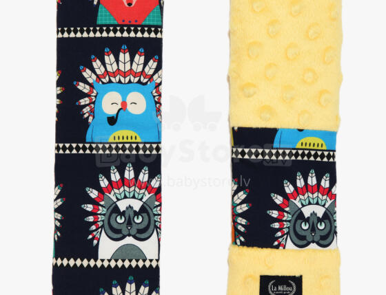 La Millou Art. 84308 Seatbelt Cover Indian Zoo&Sunshine