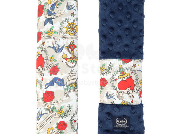 La Millou Art. 84312 Seatbelt Cover Bright Tatoo Marine Club&Navy 