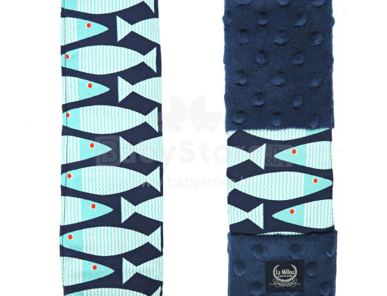 La Millou Art. 84324 Seatbelt Cover Fish&Navy