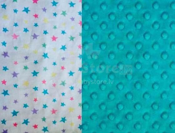 La Millou Art. 84328 Seatbelt Cover Rainbow Stars&Teal
