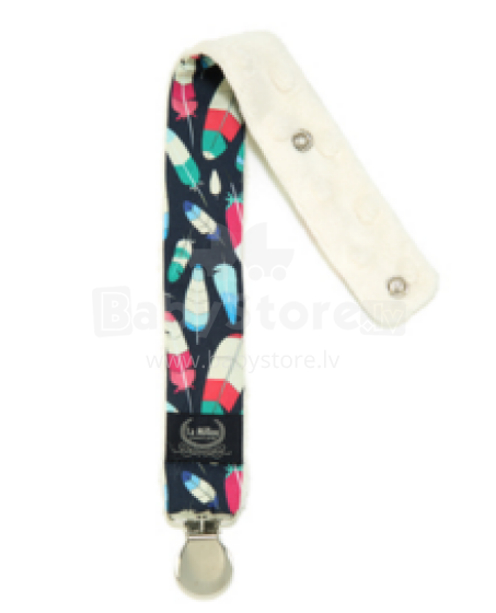 La Millou Art. 84423 Pacifier Hander Indian Plume&Ecru