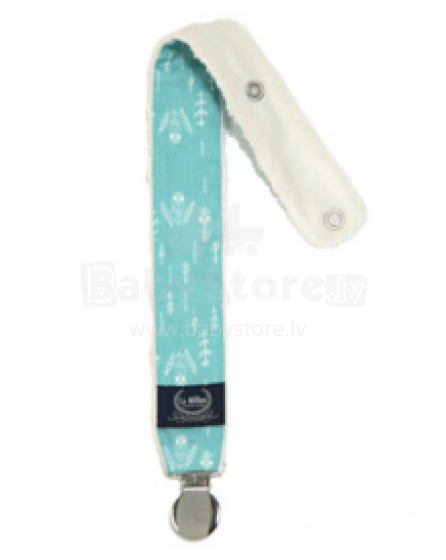 La Millou Art. 84429 Pacifier Hander White Plume&Ecru