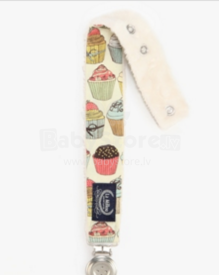 La Millou Art. 84431 Pacifier Hander Cupcakes&Ecru