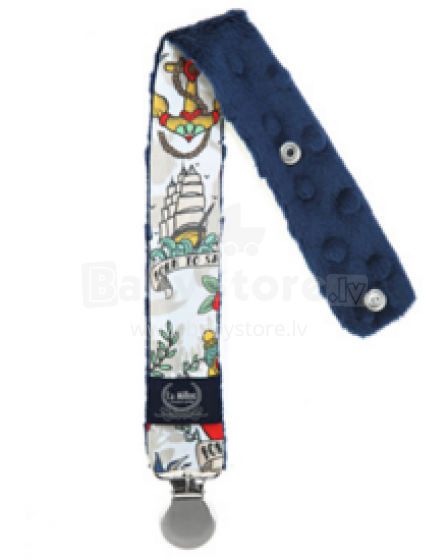 La Millou Art. 84433 Pacifier Hander Bright Tattoo Marine Club&Navy
