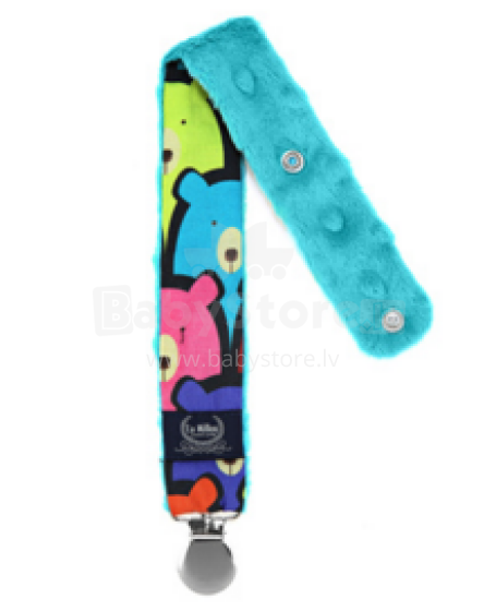 La Millou Art. 84435 Pacifier Hander Jelly Bears&Teal 