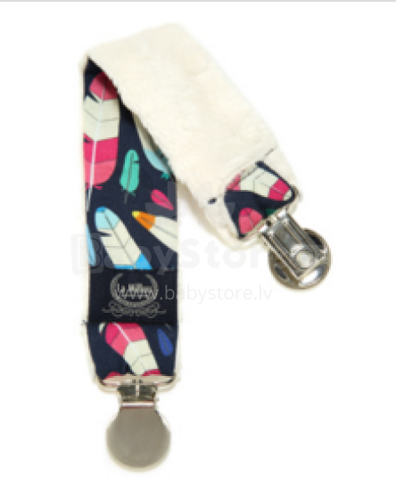 La Millou Art. 84439 Double Pacifier Hander Cupcakes&Ecru