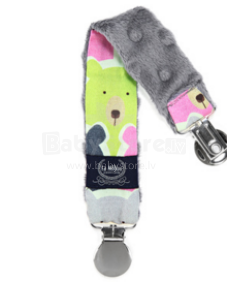 La Millou Art. 84444 Double Pacifier Hander Polar Bears&Grey