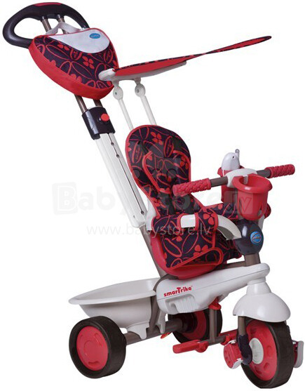 Smart Trike Dream Touch Steering® 4-in-1 Детский трехколесный  велосипед с ручкой управления и крышей