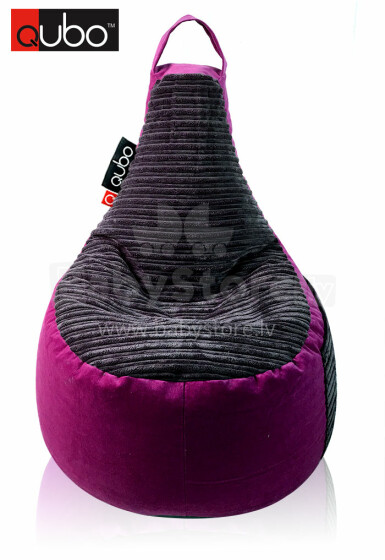 Qubo Fusion Designer Seat Magenta Art.84522 Пуф мешок бин бег (bean bag), кресло груша, пуф