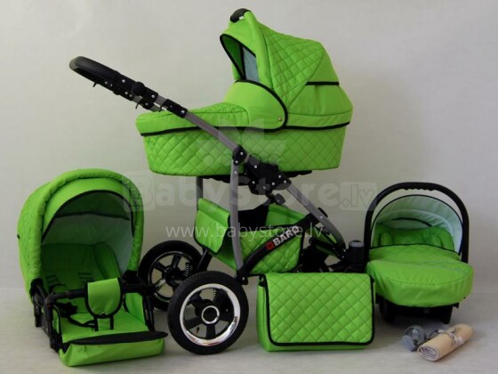 Raf-pol Qbaro Art. 84715 Детская универсальная современная коляска с надувными колесами 2в1 [всё в комплекте] 