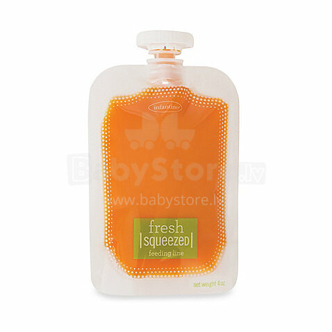 Infantino Fresh Squeezed Art.005025  Мягкая упаковка для пюре и смузи, 50 шт.