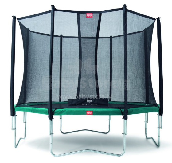 BERG Favorit + Safety net Comfort Art.13630 Складной Батут с защитной сеткой 430 cm