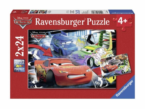 Ravensburger  Art.088706 Puzzle 2x24 шт.Тачки 
