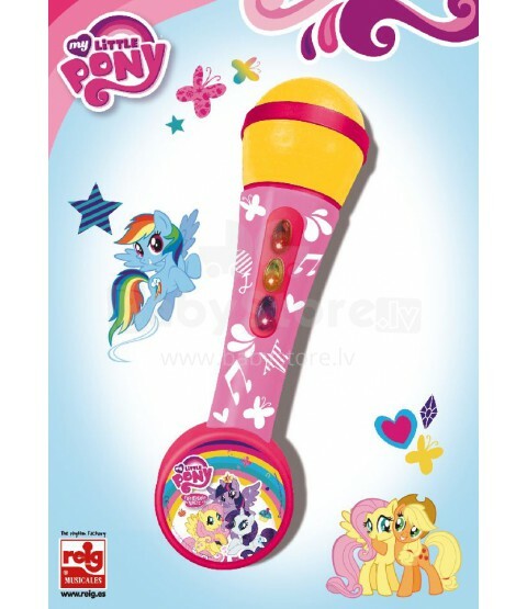 Reig My Little Pony Art.2471 Vaikų žaislinis mikrofonas