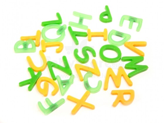 Salės menas. 1126 magnetinės raidės (anglų kalba)