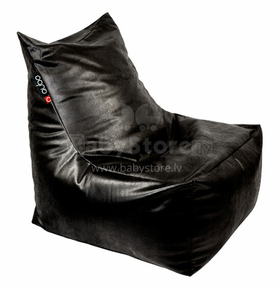Qubo™ Lazy Cat Pouf Black Snake Art.85182 Bean Bag