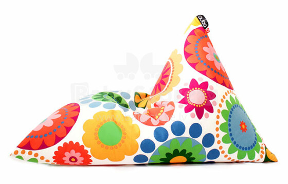 „Life by Qubo ™ Tryangle Bloom Art.85208“ maišelis, pūstukai, minkšti pupelių krepšiai, sėdmaišiai