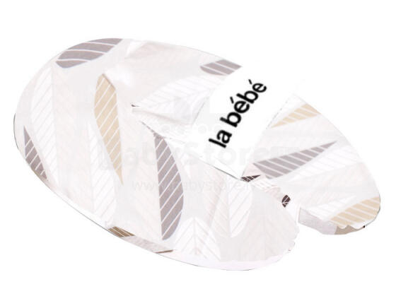La Bebe™ Rich Maternity Pillow Art.17934 Grey&Grey Foliage Pillow 30*175cm