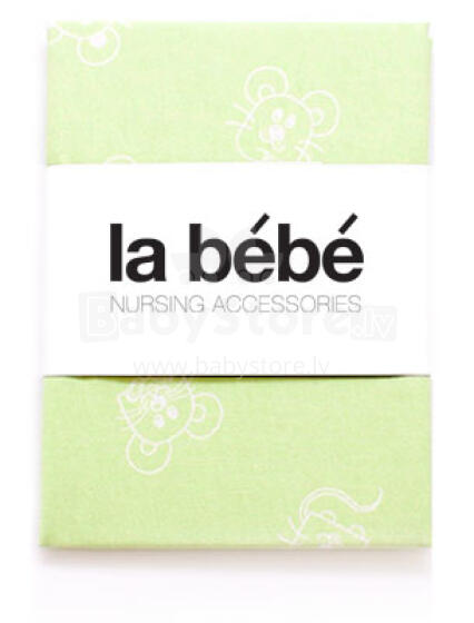 La Bebe™ Flanel Square Nappy Art.2833 Green 90x100 см