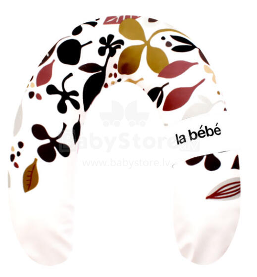 La Bebe™ Rich Cotton Nursing Maternity Pillow Art.12713 Nature Deco 30x104 cm