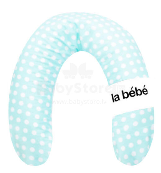 La Bebe™ Rich Maternity Pillow Art.80936 Mint Dots 30x104cm