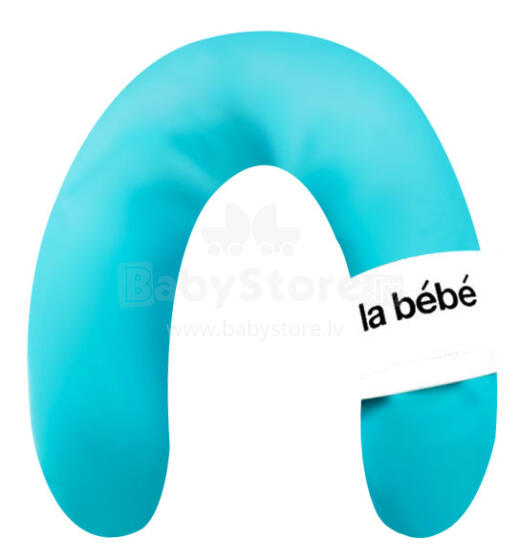 La Bebe™ Rich Satin Nursing Maternity Pillow Art.15798 Blue Lagoon, 30x104 cm