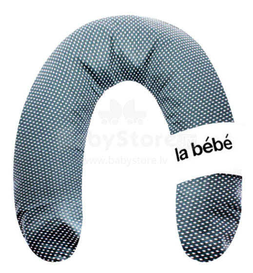 La Bebe™ Rich Pearl Dark Satin Nursing Maternity Pillow Art.81028  Sheeps Nursing Pillow 30x104 cm