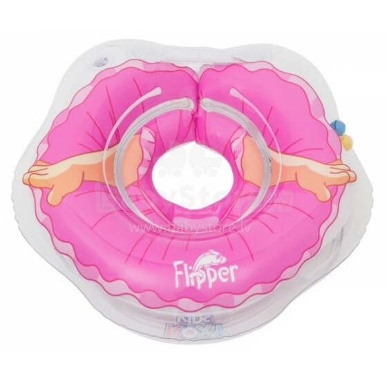 Flipper Art.FL007 надувной круг на шею для купания 0-24 месяцев (3-18кг)