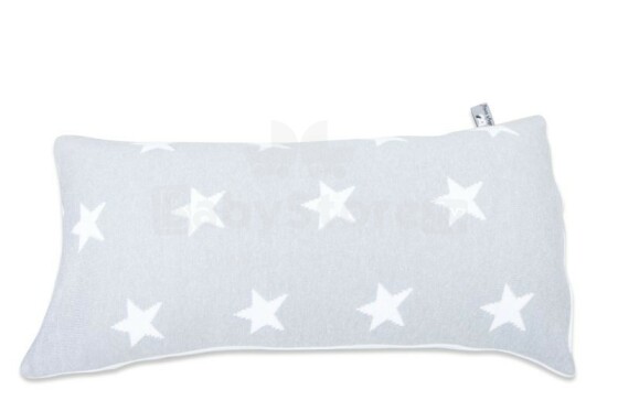 „Baby's Only“ pagalvėlė STAR pilka / balta (60x30 cm)