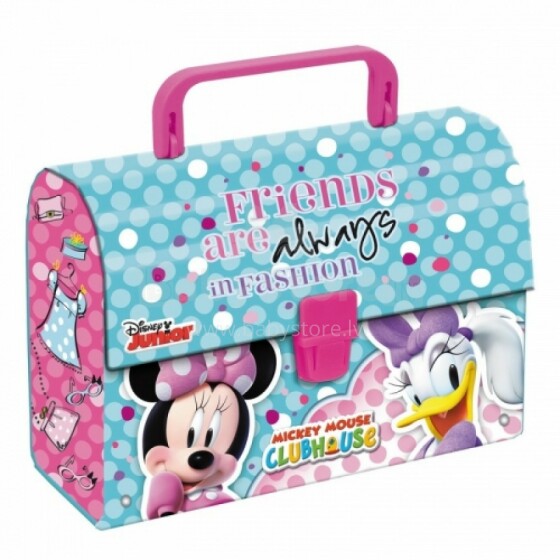 Disney Junior Art.70245 Детский чемоданчик из картона для игрушек, принадлежностей