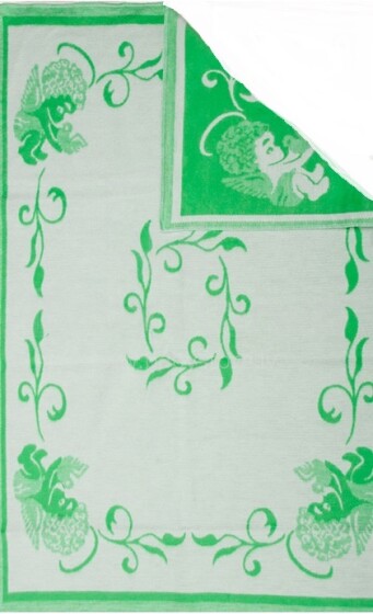 WOT ADXS 012/1038 Angelai Aukštos kokybės vaikiška medvilninė antklodė (antklodė) 70x100 cm