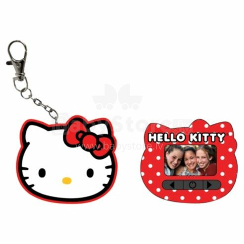 „Hello Kitty“ raktų pakabukas, skaitmeninis nuotraukų rėmelis. 1, 2009 m. Raktai pakabina skaitmeninius nuotraukų rėmelius