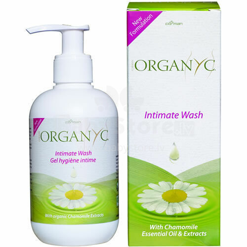 Organyc Art.ORGWW3 Жидкое мыло для интимной гигиены, 250 мл