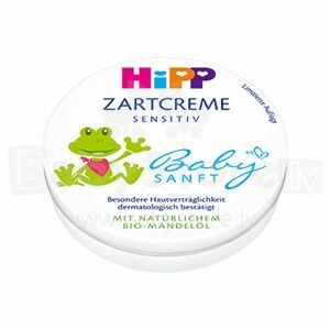 Hipp Babysanft Zartcreme Krēms ar bioloģiski dabīgo mandeļu eļļu,75ml