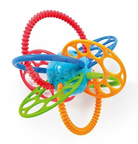 „Oball Flexi & Loops“ gaminys 452626 Švelnus vystantis žaislas - dantų žiedas OB 81526