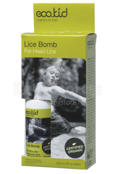  Eco.Kid Lice Bomb Gel  Art.44032 средство от педикулеза (головных вшей), 60мл