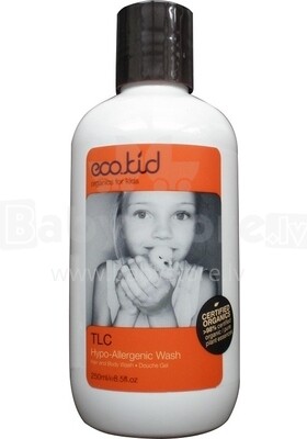 „Eco.Kid TLC Body Wash Art.44006“ kūdikių plaukų ir kūno prausiklis, 250 ml