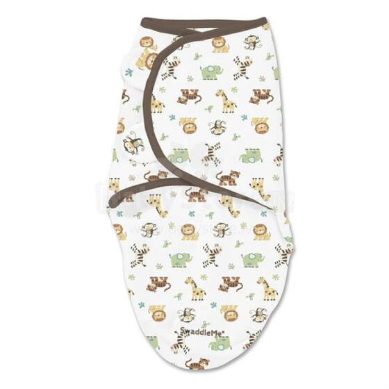 „Summer Infant Art“ 55856 „SwaddleMe Jungle Cotton“ vyniojimo sauskelnės nuo 3,2 kg iki 6,4 kg.