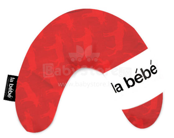 La Bebe™ Mimi Nursing Cotton Pillow Art.23998 Elk Red Pakaviņš spilventiņš 19x46 cm
