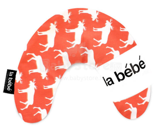La Bebe™ Mimi Nursing Cotton Pillow Art.24000 Elk Orange Pakaviņš spilventiņš 19x46 cm