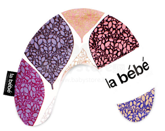 La Bebe™ Mimi Nursing Cotton Pillow Art.35602 Deco Purple Pakaviņš spilventiņš 19x46cm